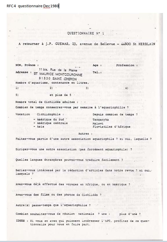 Afc 41 1 questionnaire