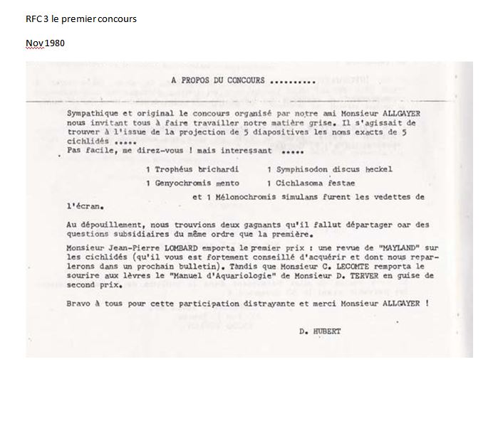 Afc 42 prmier concours