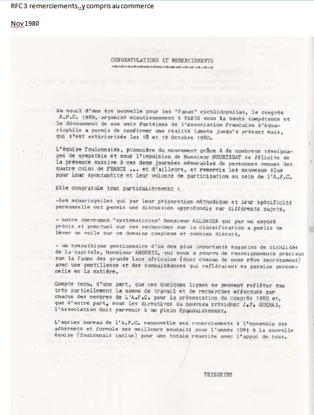 Afc 44 remerciements